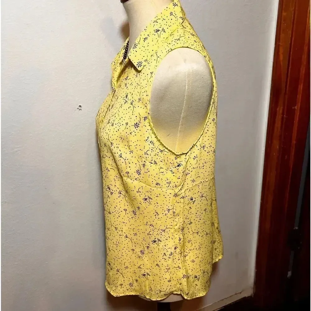 NEOT Banana Republic Sleeveless Button Down Top Size MP #16